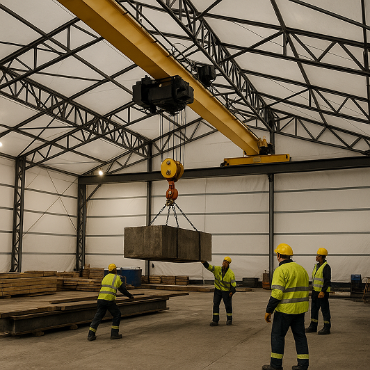 More lifting power. Inside your construction.